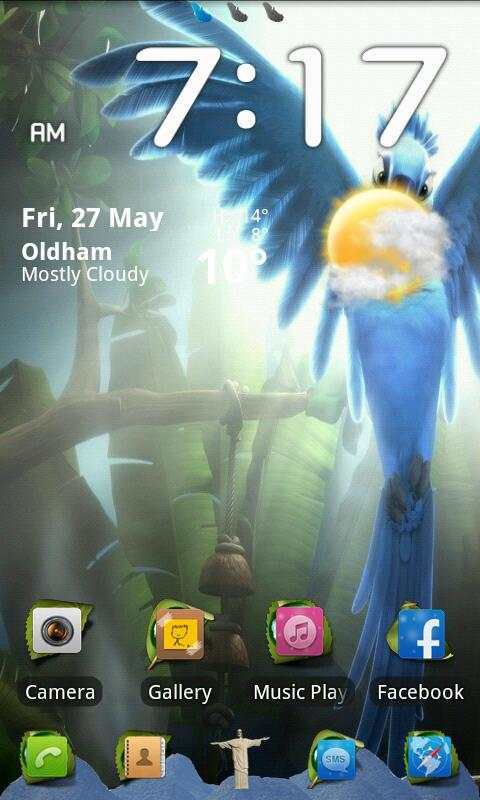 Rio Theme GO Launcher EX скриншот 1