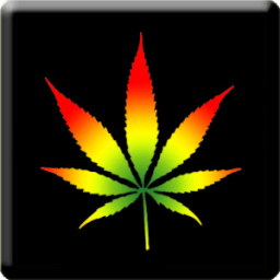 ikon 3D Marijuana Rasta Wallpaper