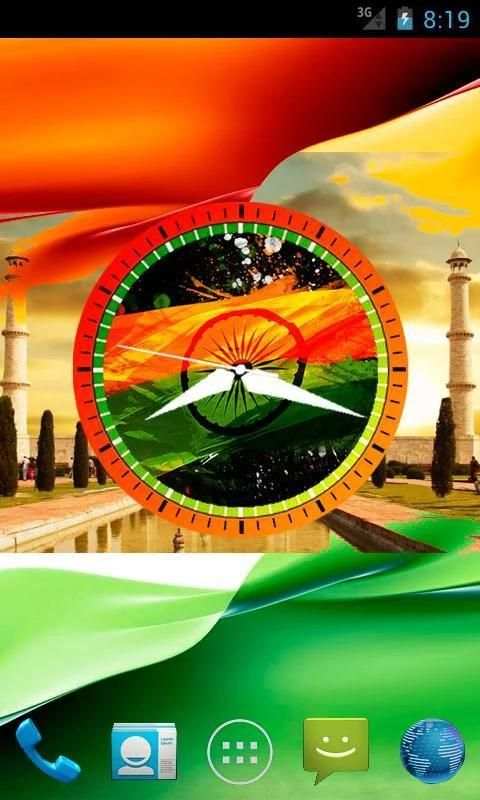 India Clock Live Wallpaper screenshot 3
