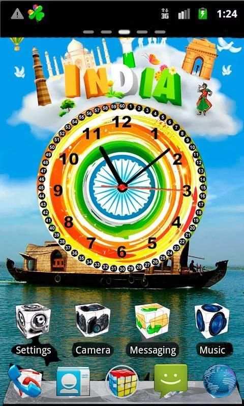 India Clock Live Wallpaper screenshot 4