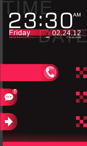 CardB Theme GO Locker 2 تصوير الشاشة
