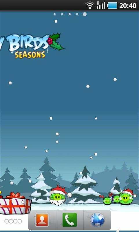 Angry Birds Live Wallpaper स्क्रीनशॉट 2