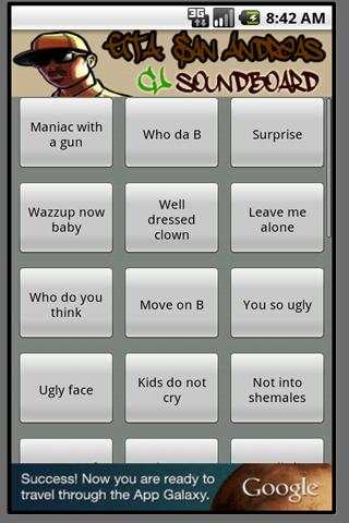 GTA San Andreas :CJ Soundboard screenshot 1