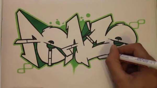 How to draw graffiti style screenshot 8