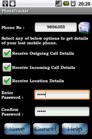 PhoneTracker Lite for GSMPhone screenshot 2