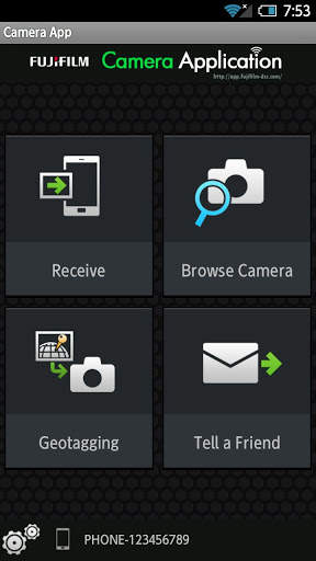 FUJIFILM Camera Application screenshot 1