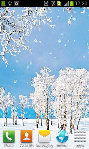 Snow live wallaper free screenshot 2
