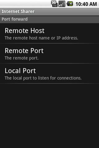 Internet Sharer screenshot 2