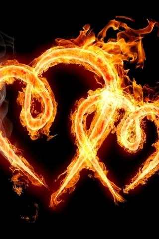 Burning Fire 3D Live Wallpaper скриншот 4