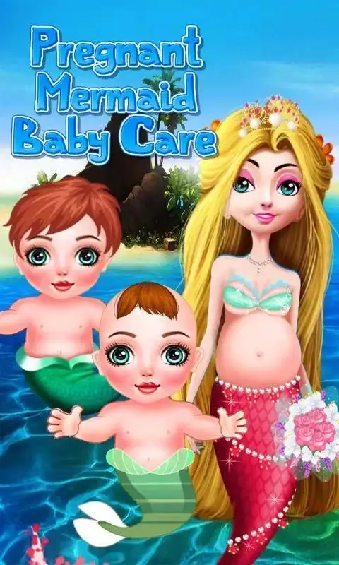 Mermaid Birth Baby Games Apk Download for Android- Latest version 5.3.2-  air.net.ozonedevelopment.PregnantMermaidBirthSecondBaby