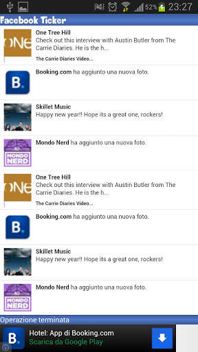 Facebook Ticker screenshot 2