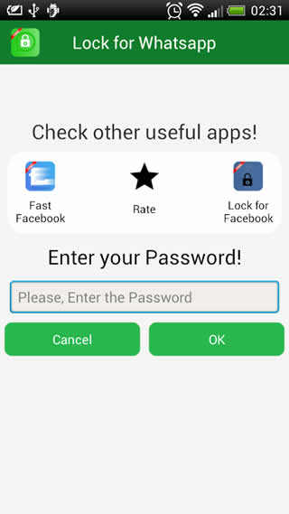 Lock for Whatsapp Free screenshot 3