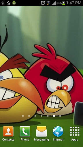 Angry Birds HD Wallpapers स्क्रीनशॉट 4