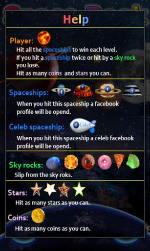 Facebook dating game Spacebook screenshot 2