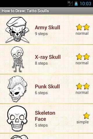How to Draw: Tattoo Skulls screenshot 1