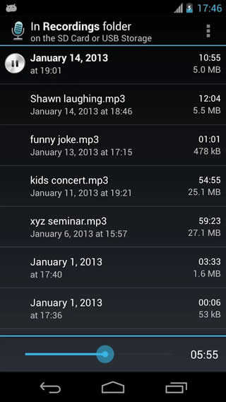 Hi-Q MP3 Voice Recorder (Full) screenshot 3