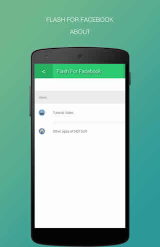 Facebook Flash Notification screenshot 1