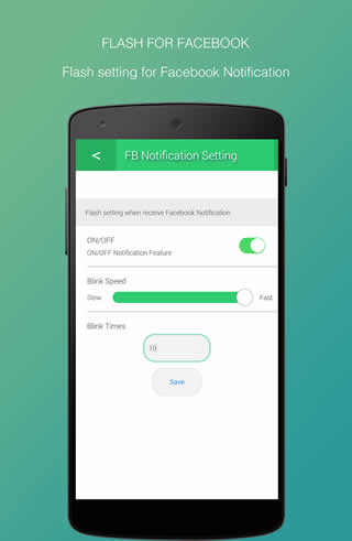 Facebook Flash Notification screenshot 4