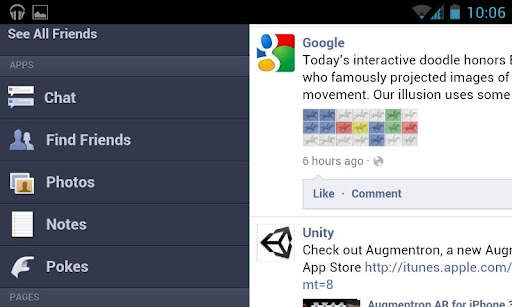 Facebook For Tablets screenshot 3