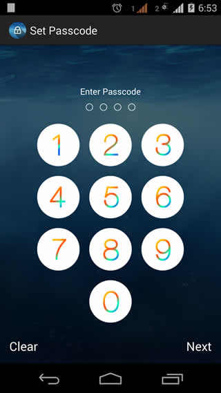 iPhone 6 Lockscreen screenshot 2