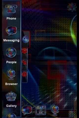 TSF Shell Theme Techno Rainbow screenshot 5