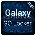 Blue Galaxy GO Locker FREE icon