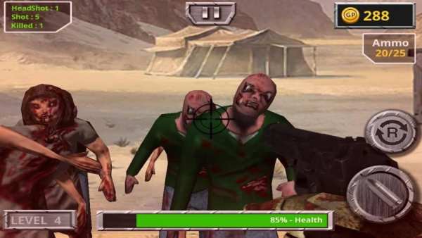 Hellgun Zombie Shooter screenshot 3
