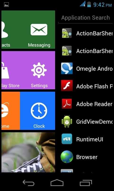 X Launcher Metro Theme HD screenshot 1