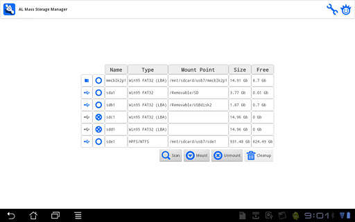 AL Mass Storage Manager 4 تصوير الشاشة