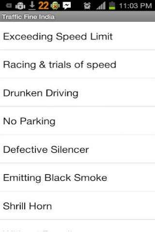 Traffic Fines India screenshot 3