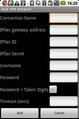 VPN Connections screenshot 2