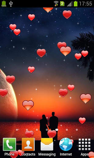 Sweet Heart Live Wallpaper 2 تصوير الشاشة