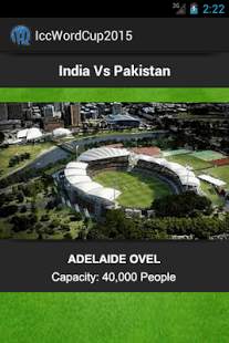 Cricket World Cup 2015 screenshot 1
