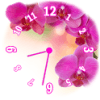 Pink Clock Widget icon