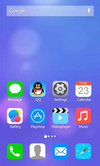 iOS 7 Launcher RUI Launcher screenshot 1