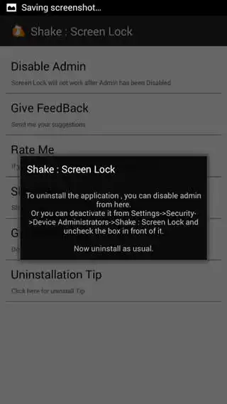 Shake : Screen Lock screenshot 4