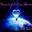 Go Launcher EX blue theme Leo icon