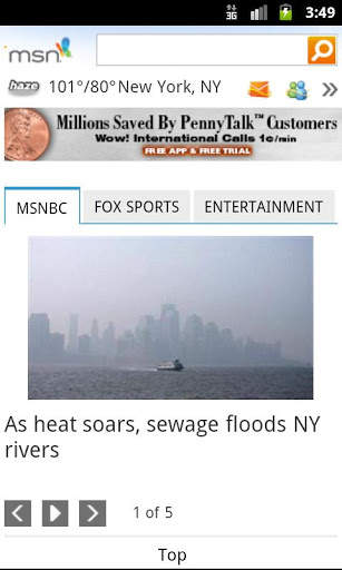 MSN World screenshot 3