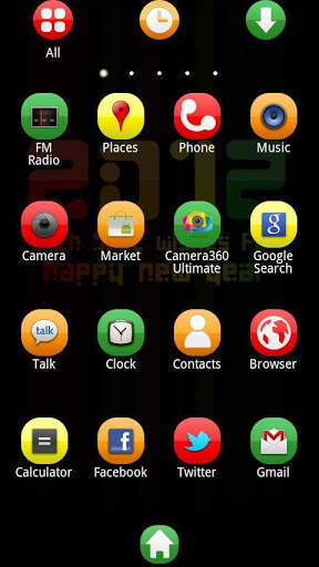 Color2012 Theme GO Launcher EX screenshot 2