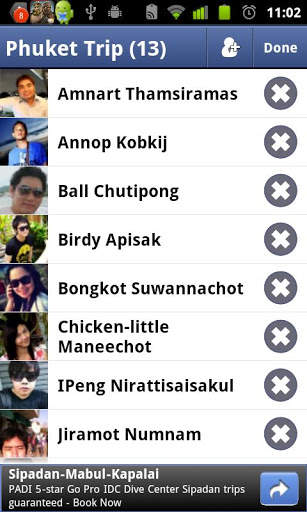 Facebook Group CheckIn screenshot 1
