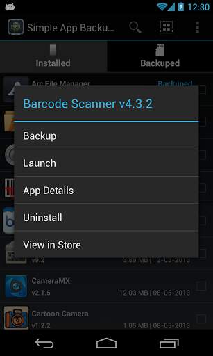 Simple App Backup Restore screenshot 3