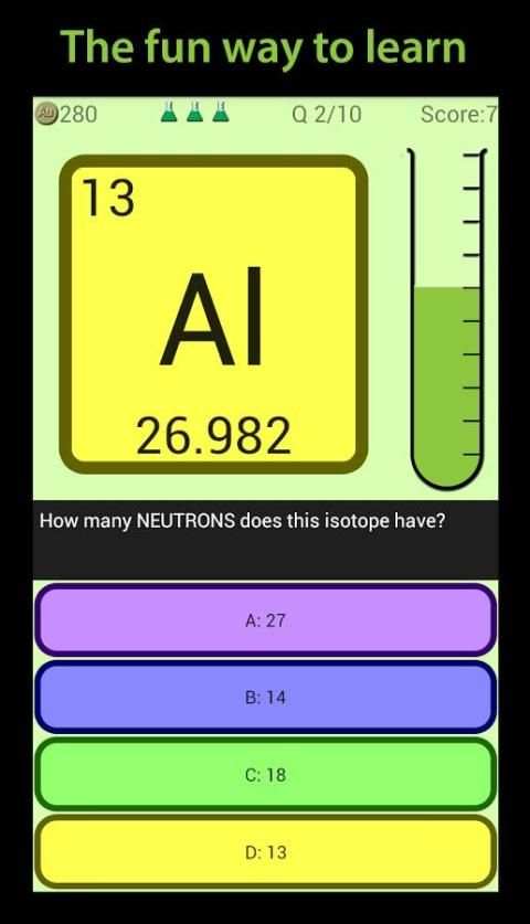 Periodic Table Chemistry Quiz screenshot 2