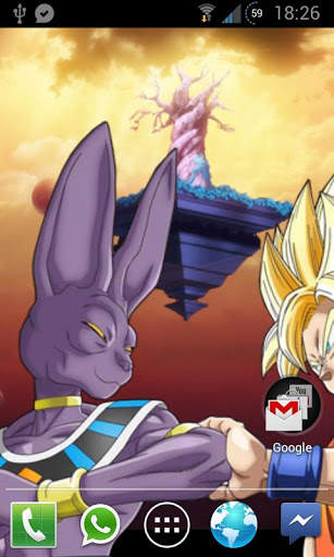 Dragon Ball Z Battle Wallpaper 1 تصوير الشاشة