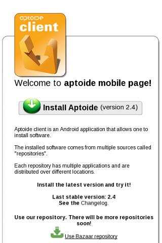Aptoide Installer screenshot 1