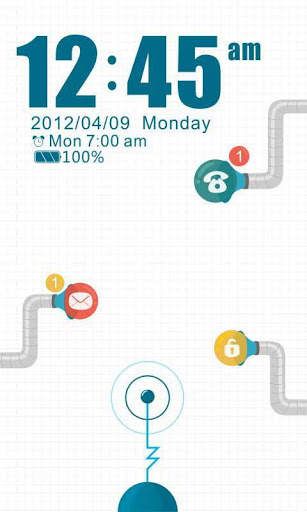 Pobbo GO Locker Theme скриншот 3