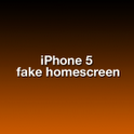iPhone 5 fake homescreen icon