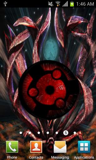 Sharingan Live Wallpaper скриншот 2