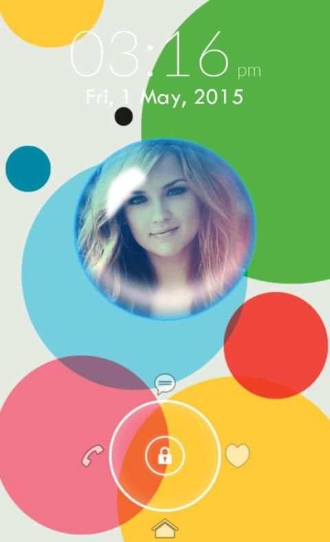 Bubble Photo Lock Screen screenshot 6