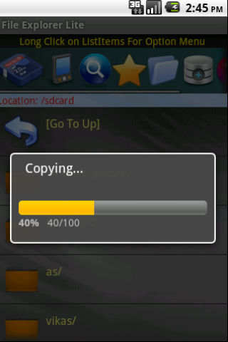 File Explorer Lite screenshot 3