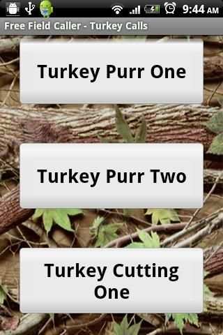 Free Field Caller-Turkey Calls screenshot 3